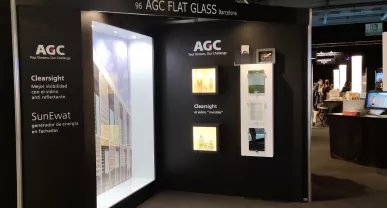 Stand de AGC en Architect@Work Barcelona 2021