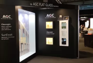 Stand de AGC en Architect@Work Barcelona 2021